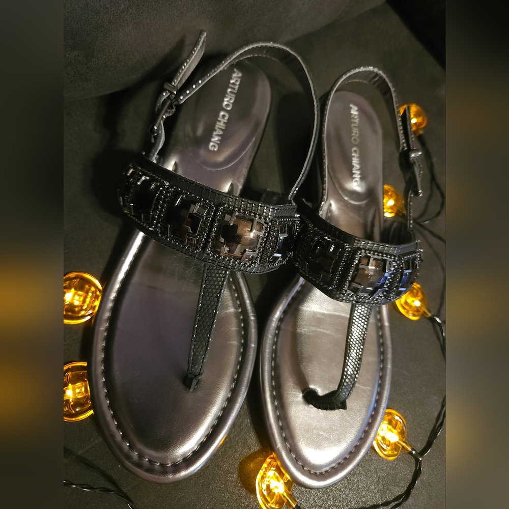 ARTURO CHIANG Studded thong Sandals sz9